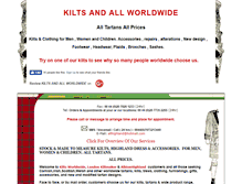 Tablet Screenshot of kiltsandallworldwide.com